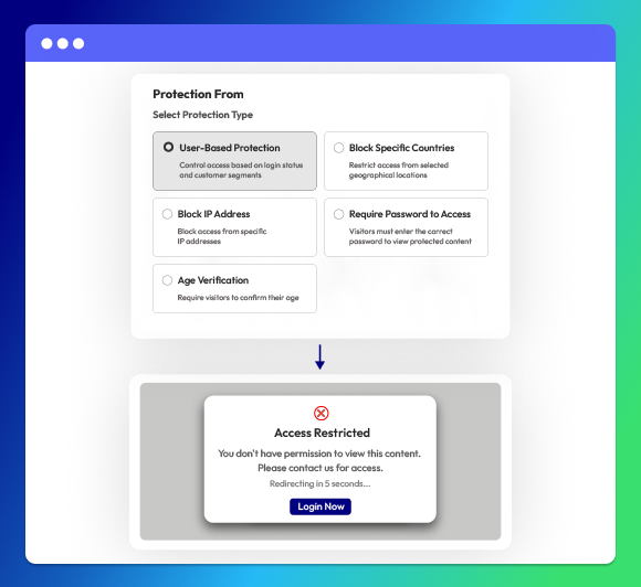 Restrict access to Shopify store