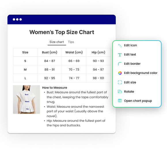 Size Charts