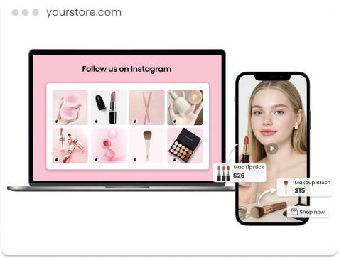 Instagram feed page preview