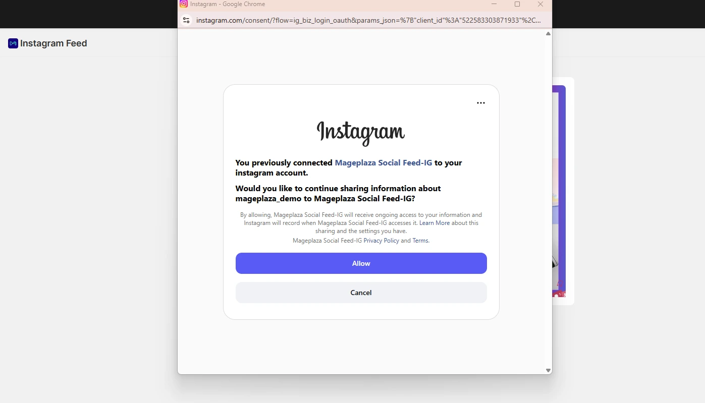 add instagram feed shopify store