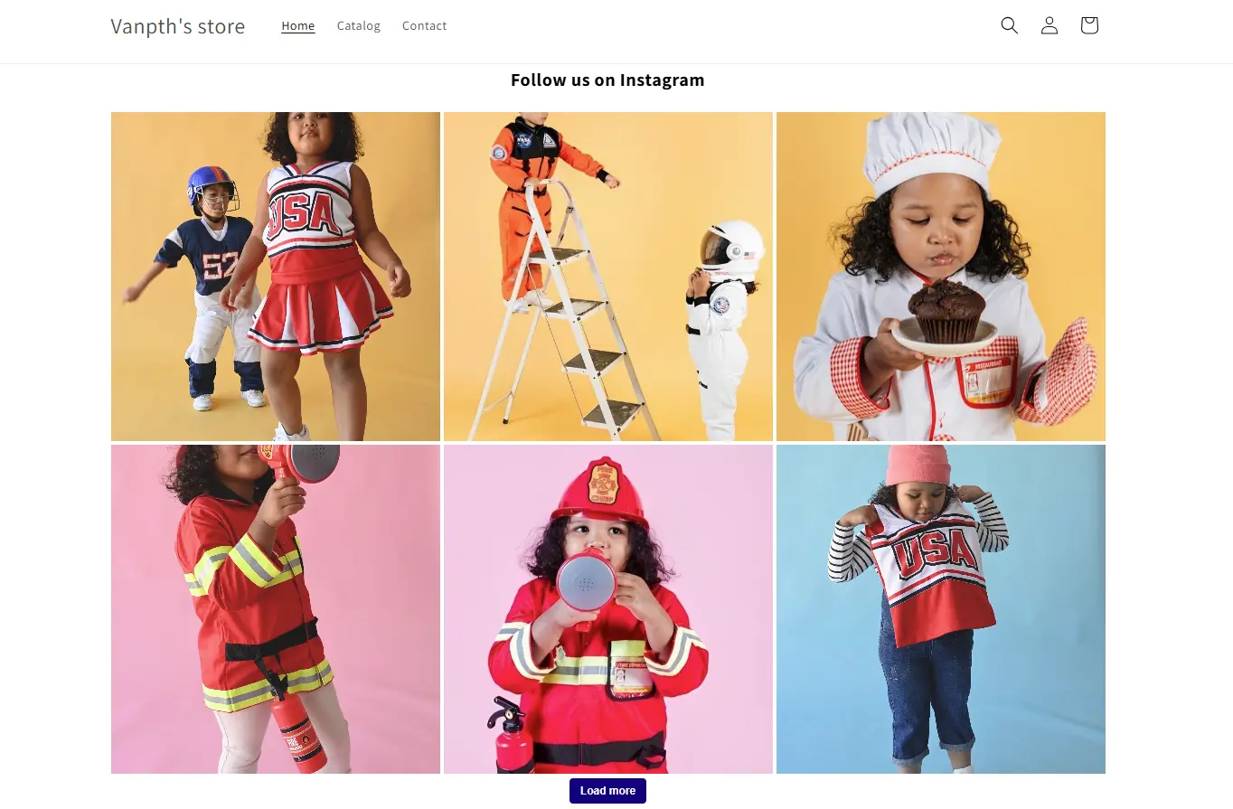 add instagram feed shopify store