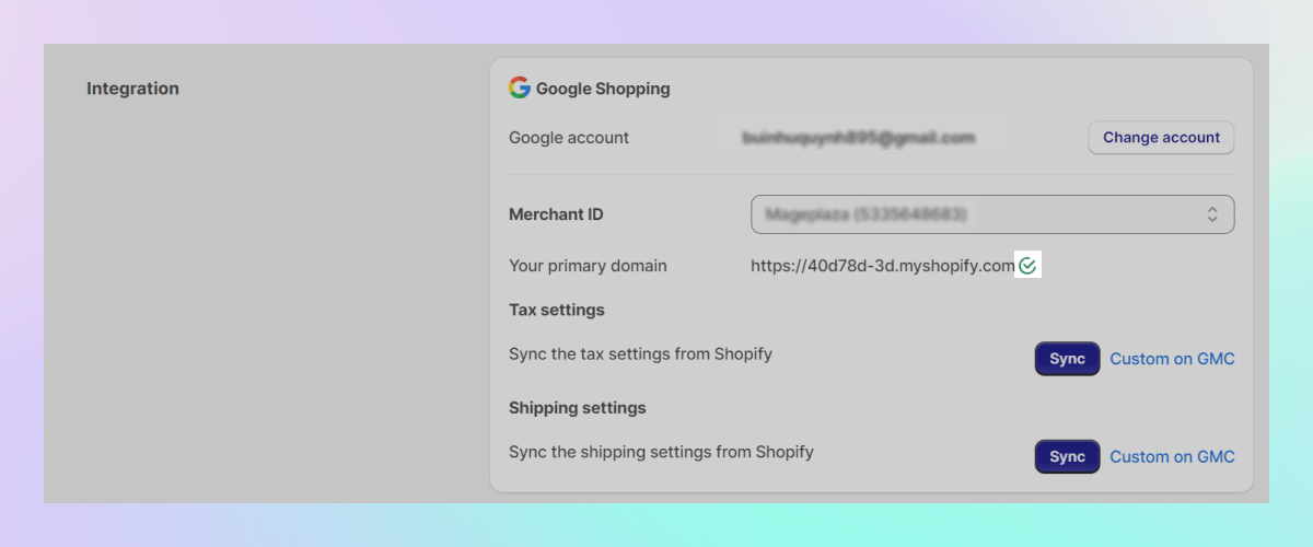 Verified domain notification
