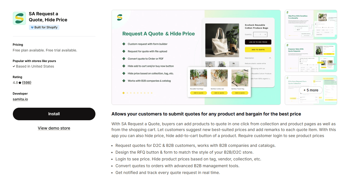 SA Request a Quote