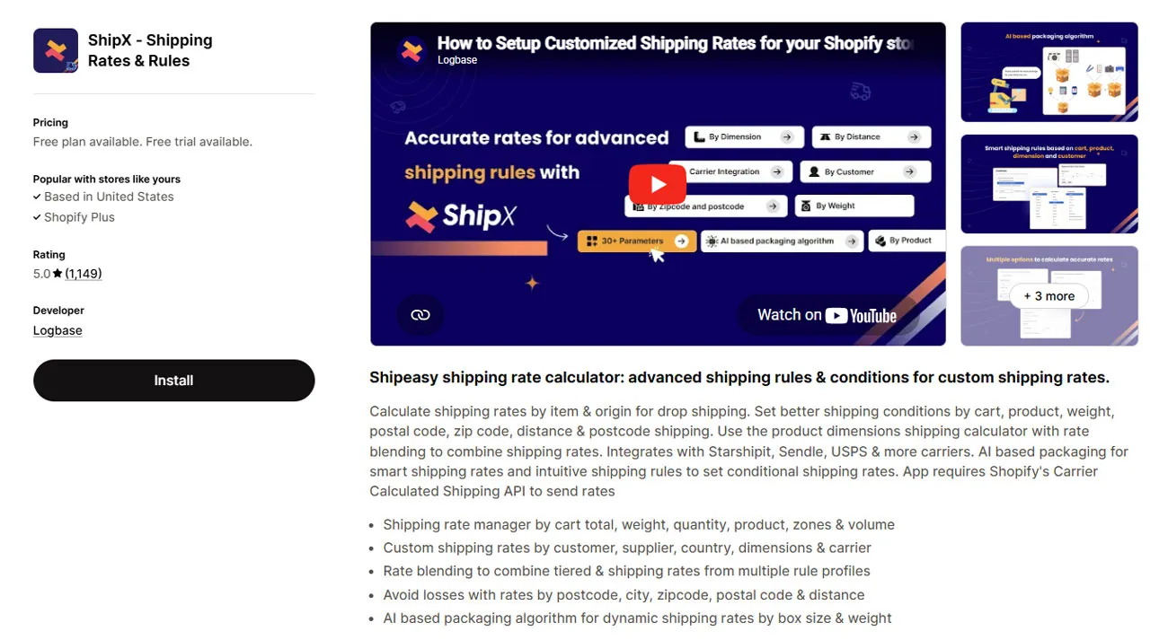ShipX ‑ Shipping Rates & Rules
