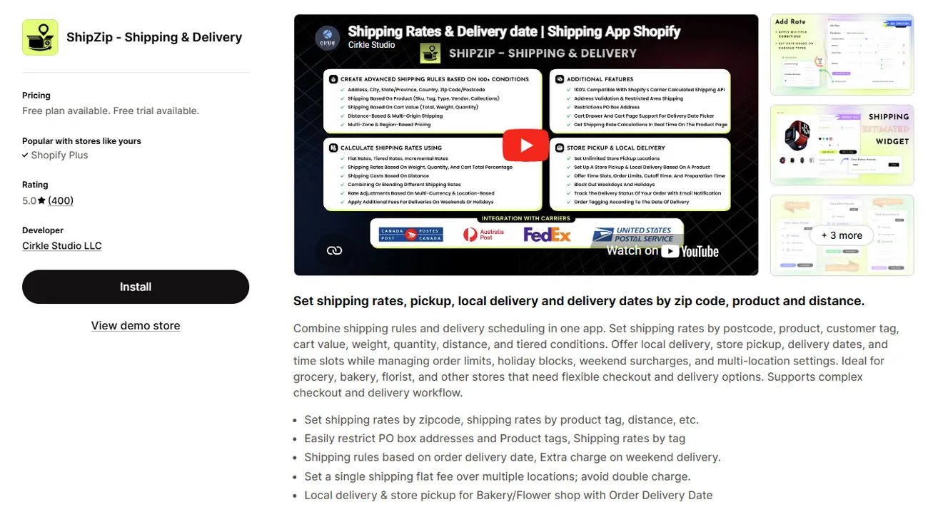 ShipZip ‑ Shipping & Delivery