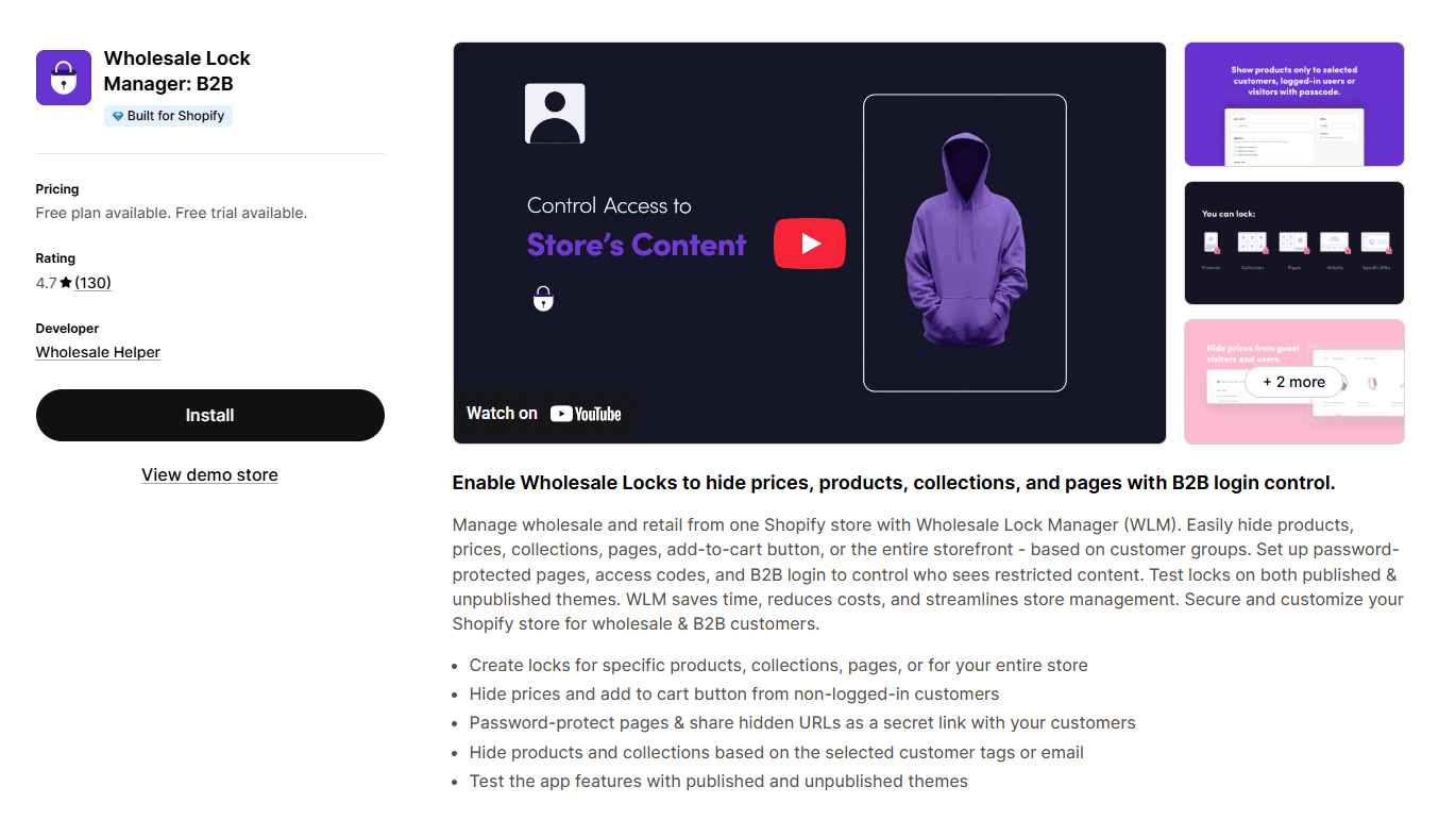 Wholesale Lock Manager