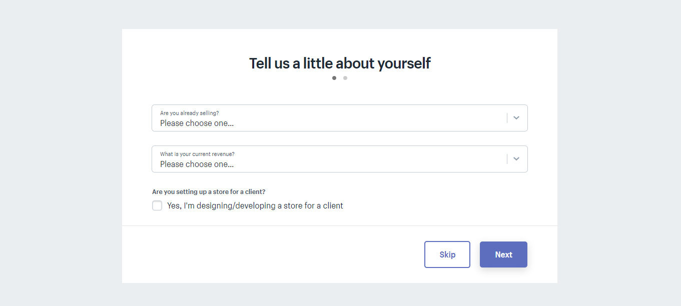 Questions about yourself