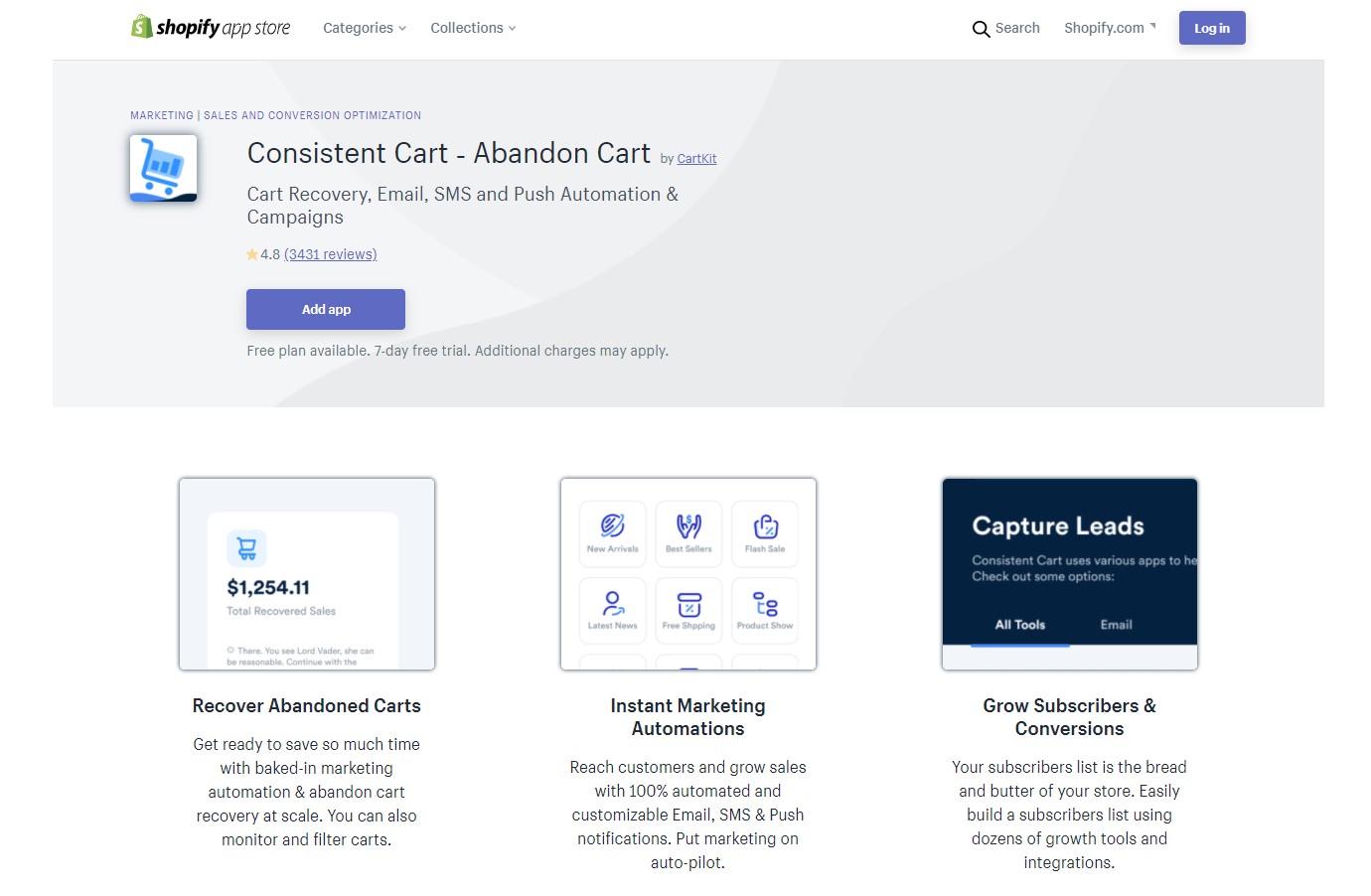 Consistent Cart - Abandon Cart by CartKit