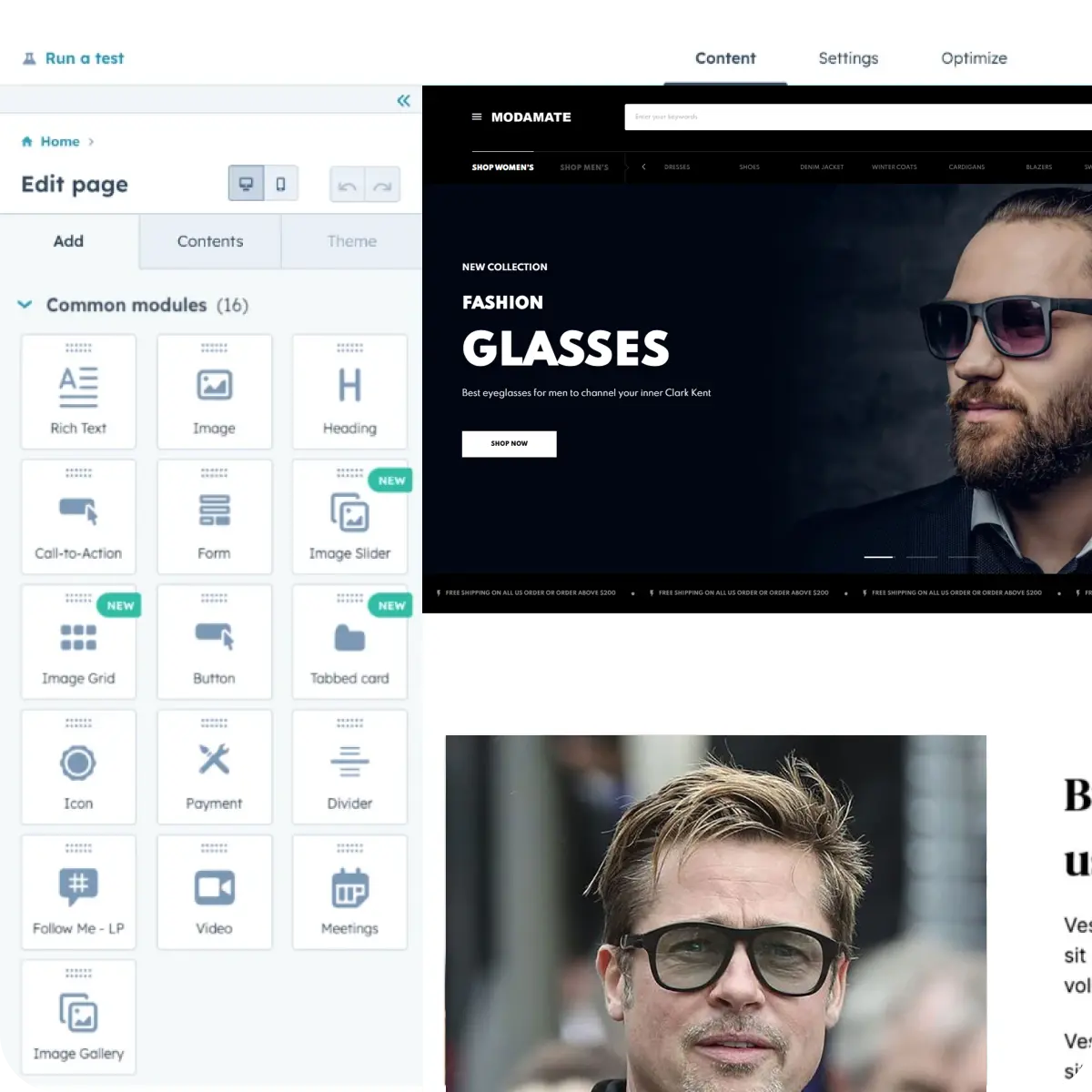 Set up homepage for your Shopify store